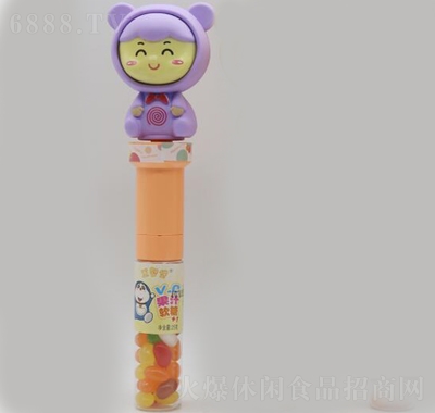 艾婴堡软糖表情娃娃紫色休闲零食产品图