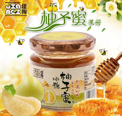 佳梅佳梅蜂蜜柚子茶100g罐装产品图