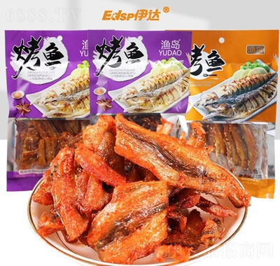 伊达龙头鱼62g袋装香辣海味即食小鱼干蜜汁海鲜零食休闲小吃