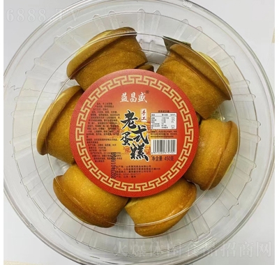 益昌盛零食红枣核桃酥老式蛋糕产品图