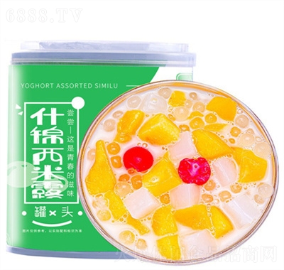 汇尔康酸奶水果罐头什锦黄桃西米露食品招商产品图
