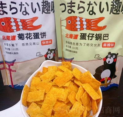好趣味北海道大虾片休闲追剧零食产品图