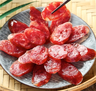 三珍斋广式腊肠180g厂家直销广味猪肉肠卤味熟食食品产品图