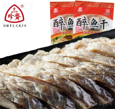 三珍斋醉鱼干熟食卤味即食风干鱼肉150g小吃零食产品图