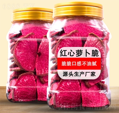 菇歌罐装综合果蔬脆片红心萝卜脆休闲零食