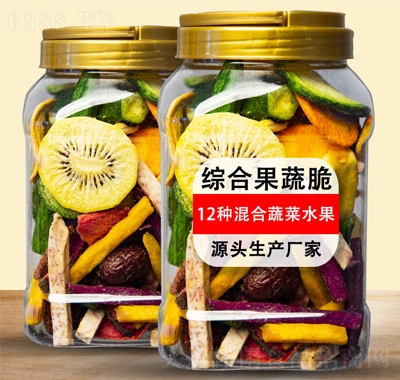 菇歌罐装综合果蔬脆片综合果蔬脆休闲零食