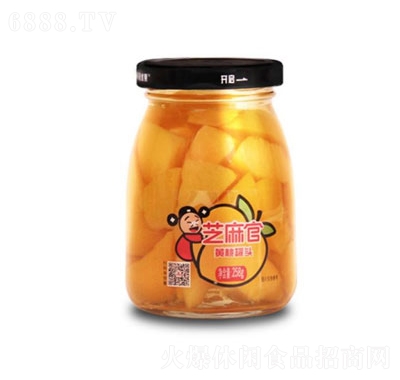 芝麻官水果罐头258g黄桃罐头产品图