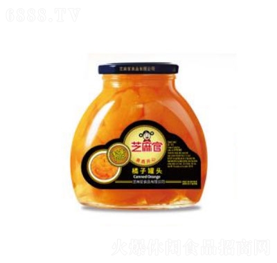 芝麻官水果罐头700g橘子罐头产品图