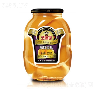 芝麻官水果罐头930g黄桃罐头产品图