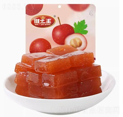维王山楂软糕318g山楂糕果脯干水果软糖果糕休闲零食