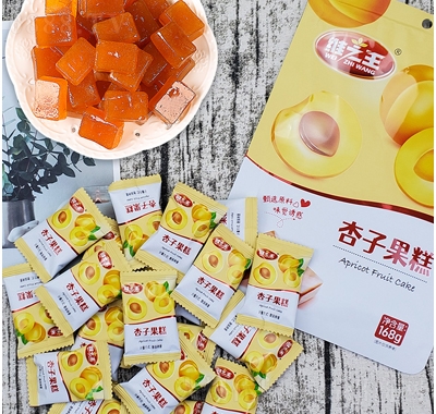 维王杏子果糕袋装168g休闲零食