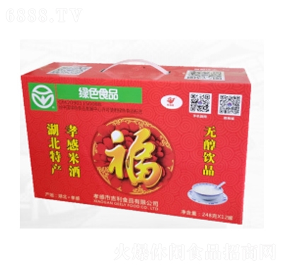 旺福龙米酒礼盒248克×12罐产品图