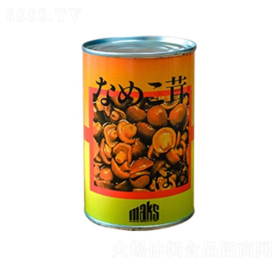 日食滑子蘑罐头黄色罐装