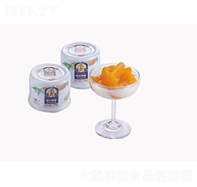 莫尔利斯罐装酸奶橘子罐头休闲食品产品图