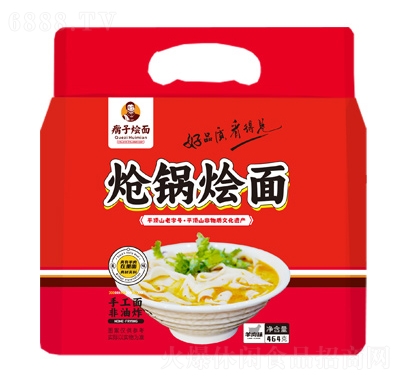 瘸子炝锅烩面方便面方便食品羊肉味464克