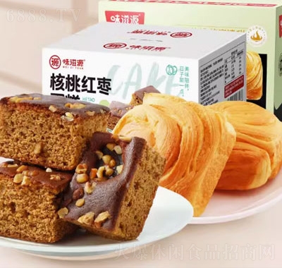 味滋源核桃红枣蛋糕早餐糕点零食小吃休闲食品产品图