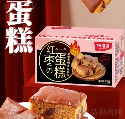 味滋源红枣蛋糕整箱枣糕老式面包传统糕点点心早餐零食品产品图
