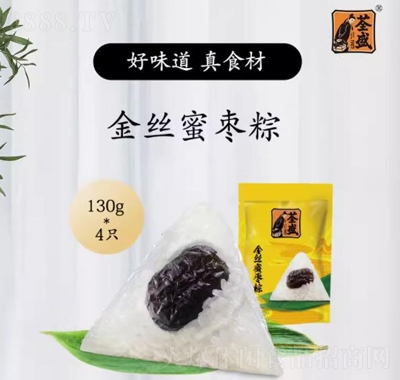 荃盛130g金丝蜜枣粽粽子休闲食品产品图