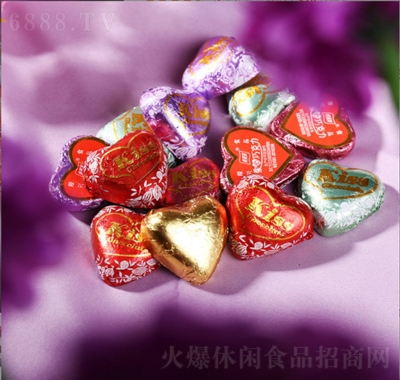 肯莱芙巧克力花生巧克力喜糖零食散装休闲食品心形产品图