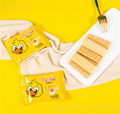 肯莱芙咸蛋黄蛋卷3休闲食品蛋卷糕点点心网红饼干招商