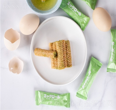 肯莱芙艺术蛋卷咸办公室零食饼干180g代理产品图