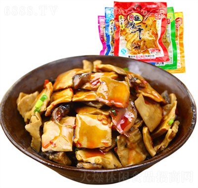 蓬江香菇豆腐干休闲食品零食豆干产品图