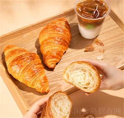 屏荣牛角包可颂手撕面包零食早餐糕点食品产品图