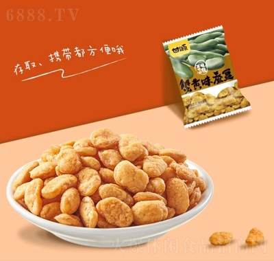 甘源牌蟹黄味蚕豆400g解馋小零食蚕豆片休闲食品产品图