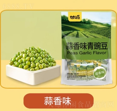 甘源青豌豆小吃休闲食品蒜香青豆零食蒜香味产品图